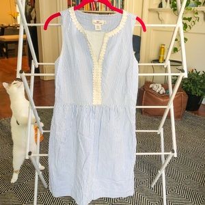 Vineyard Vines Blue and White Striped Dress